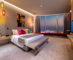 Premium Room s výhledy na moře a kolo Dubai Eye